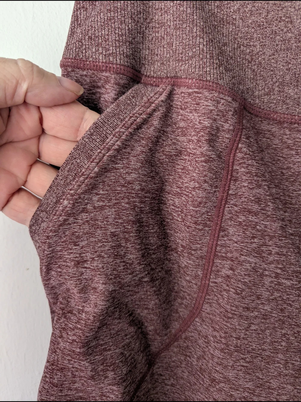 Zella Heathered Dusty Rose Pullover Size 2X